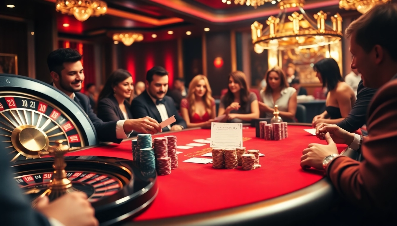 Experience high-stakes excitement at fsbet1.com with vibrant poker and roulette casino visuals.