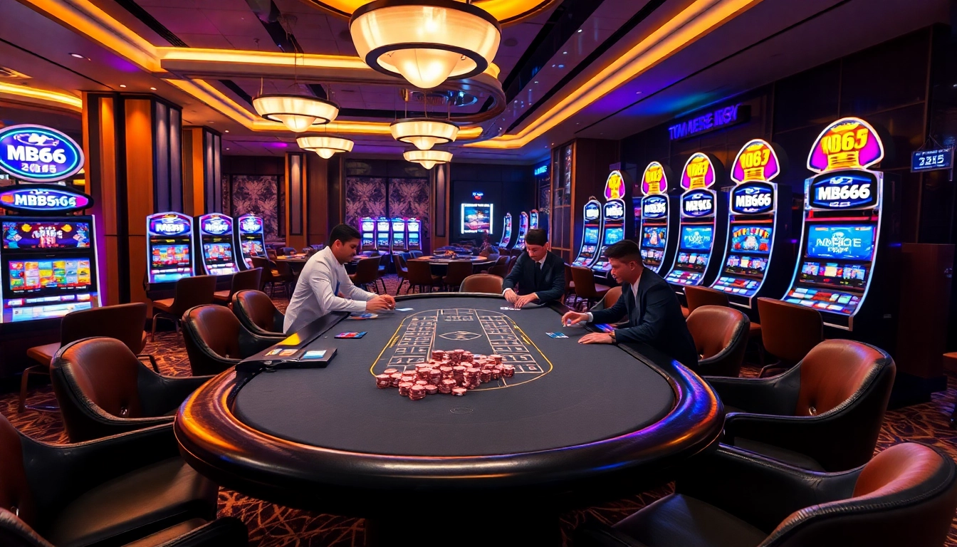 Experience the excitement of gambling at MB66 with lively casino gaming.