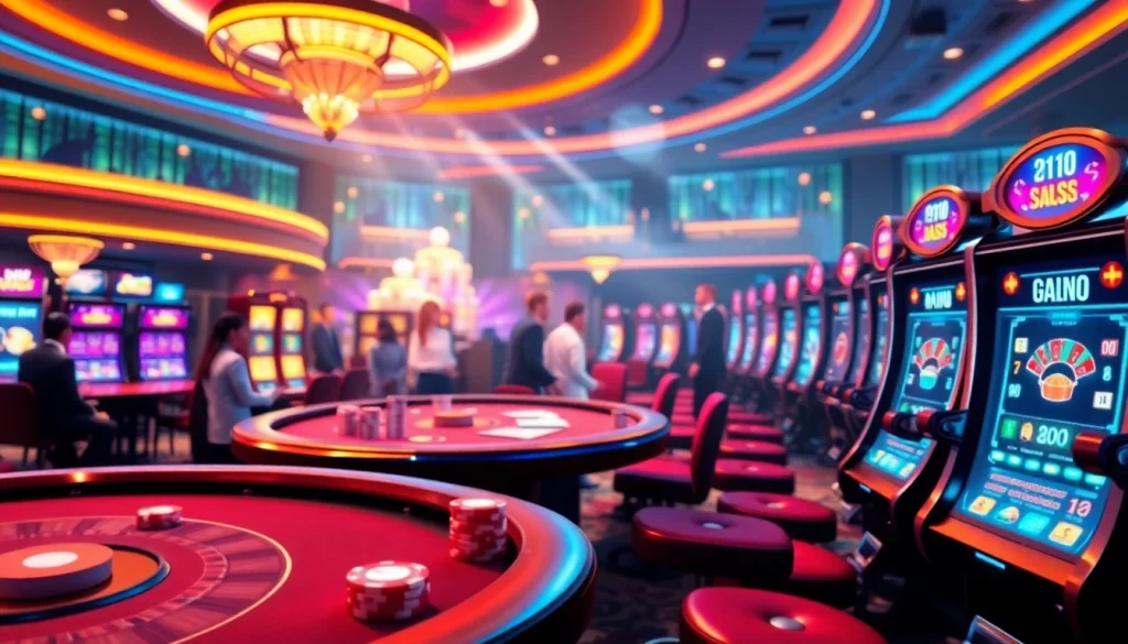 Experience an exciting gaming session at nohu90 with vibrant table games and alluring slots.
