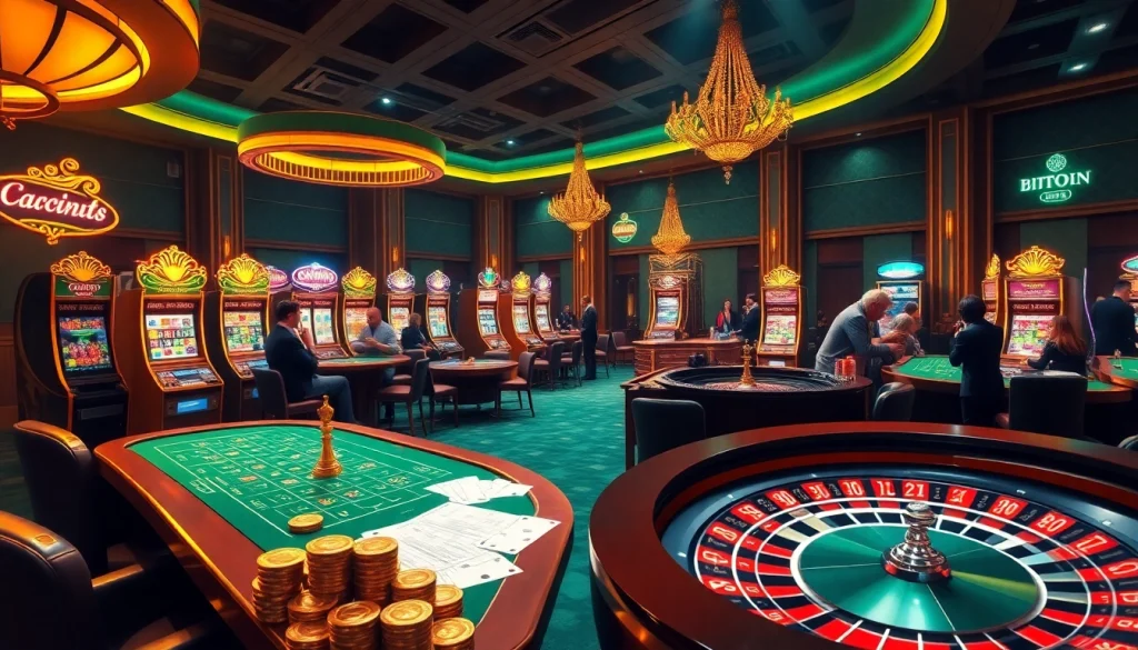 Vivez l'excitation d'un casino Bitcoin avec des tables dynamiques et des parties palpitantes.