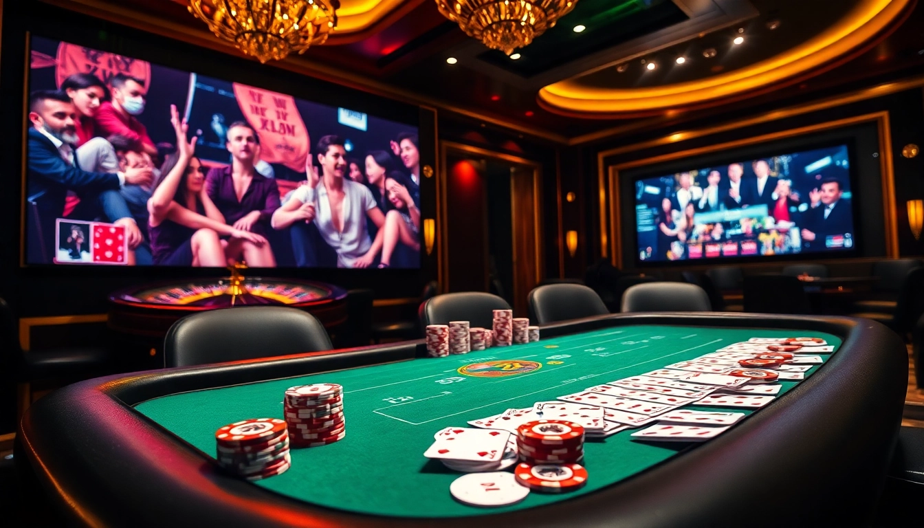 Experience 23win livetream excitement with live poker tables and vibrant casino action.
