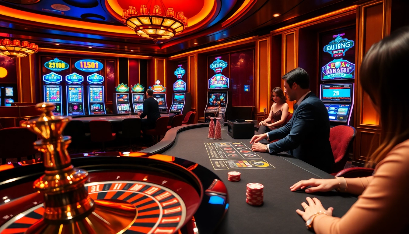 Experience the excitement of Hitclub online live casino with vibrant gaming tables and engaging dealers.