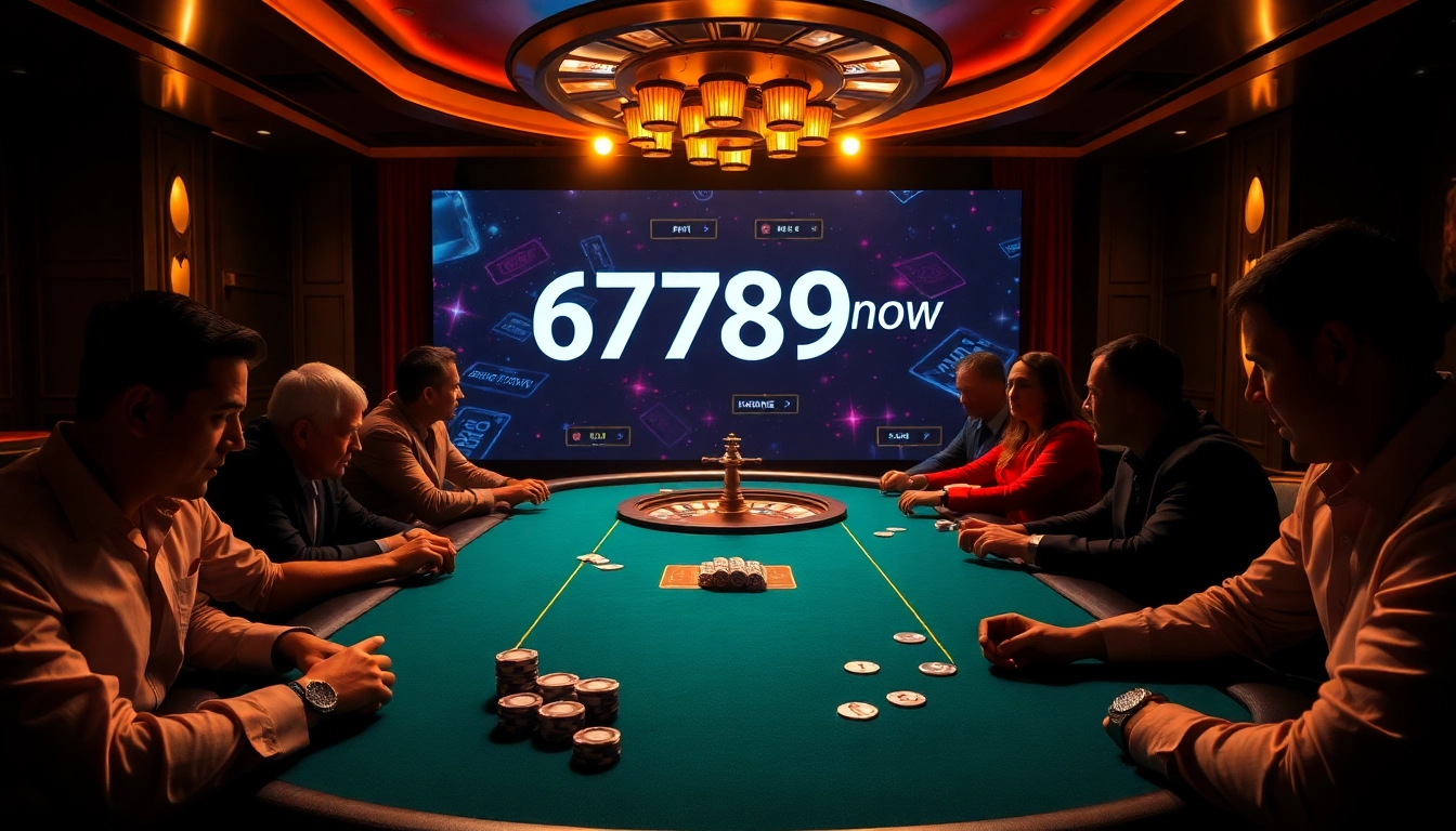 Engage in thrilling high-stakes poker at a luxe casino featuring 6789 now elements.