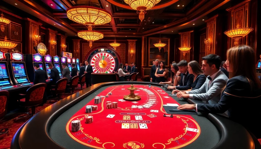 Experience excitement at 68VIP's luxury casino with vibrant poker action and roulette.
