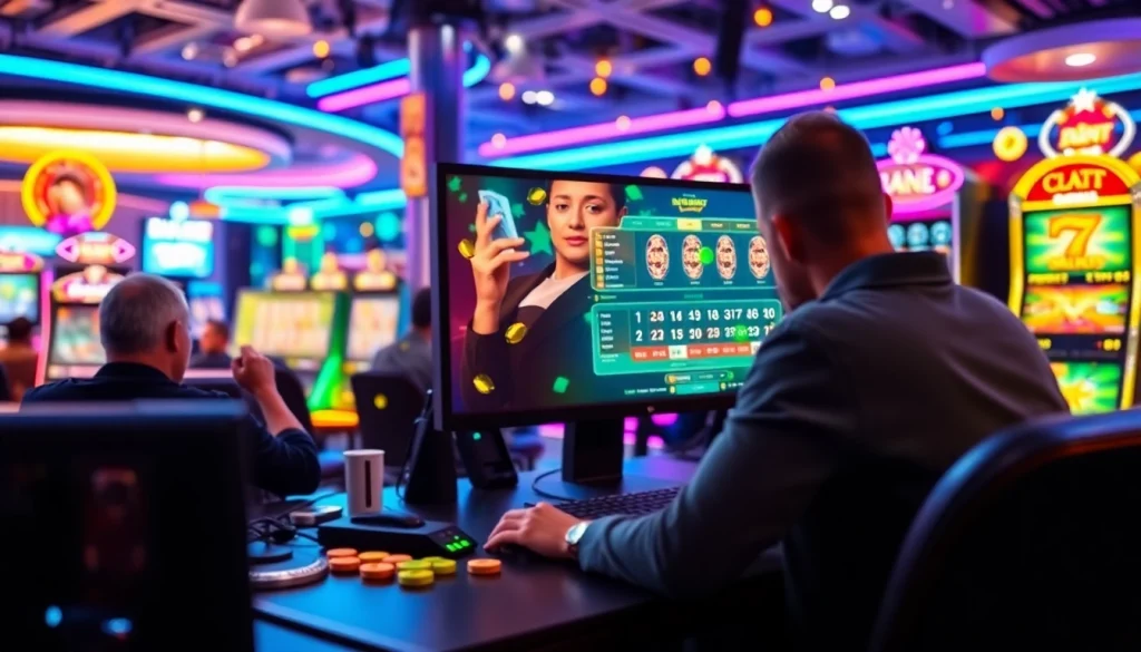 Découvrez des jeux variés sur casino belgique en ligne, illustrant une expérience immersive et engageante.