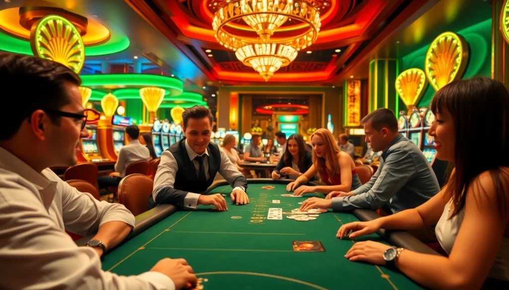 Explore meilleur casino en ligne france featuring excited players and vibrant atmosphere.
