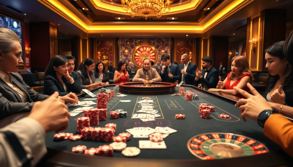 Jouer au meilleur casino en ligne France avec une ambiance dynamique et festive.