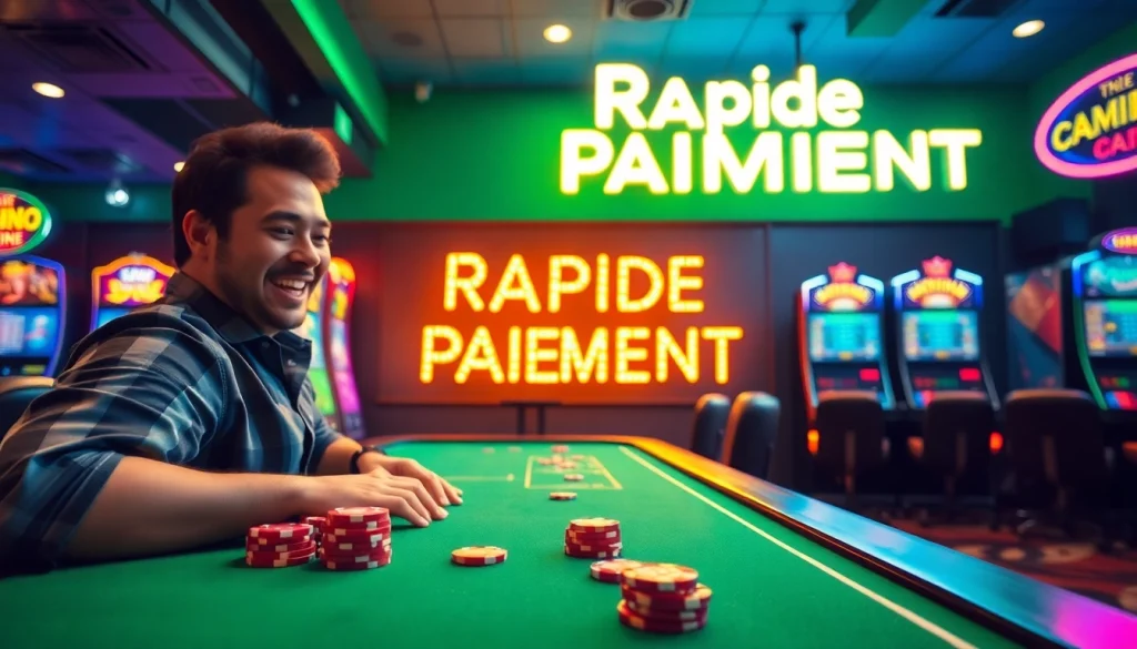 Gagnez rapidement dans un casino en ligne qui paye rapidement avec des jeux palpitants.