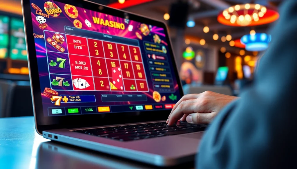 Retraits immédiats de casino en ligne sur une interface utilisateur immersive et dynamique.